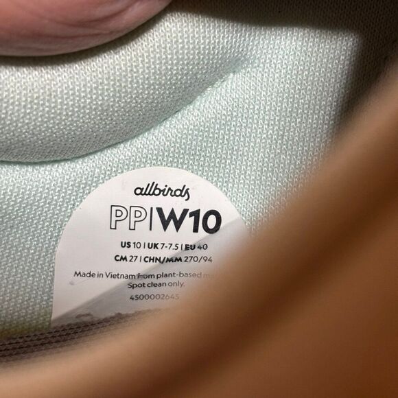 Allbirds Plant Pacer PP Light Green Speckled Lace Up Sneaker Size 10 Women’s See - Picture 9 of 9